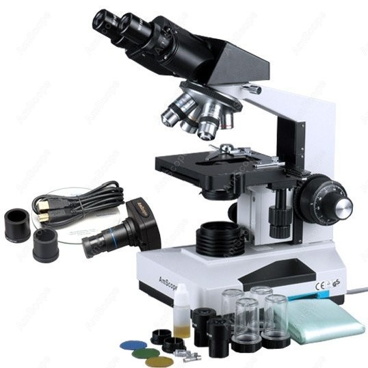 AmScope 생물학적 쌍안 복합 현미경 40X 200 - Microscope Compound 40X 리뷰 및 가격
