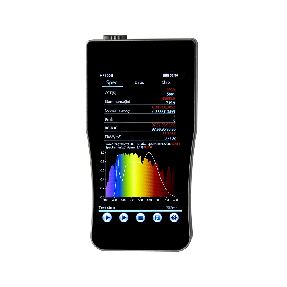 HP350B 망막 청색광 위험 테스트 램프 공장을 위한 - Spectroscope Handheld 리뷰 및 가격