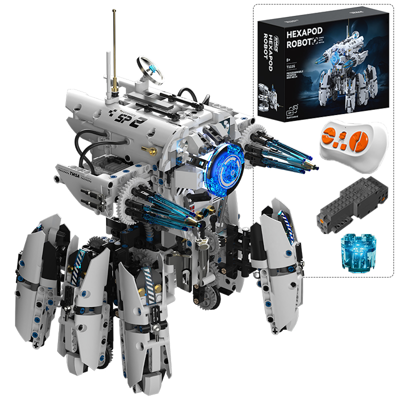 기술 프로그래밍 헥사포드 로봇 SF 전쟁 기계 조립 블 - Science Robot 리뷰 및 가격